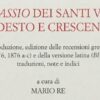 Presentazione del volume “La Passio dei Santi Vito Modesto e Crescenzia” a cura di Mario Re