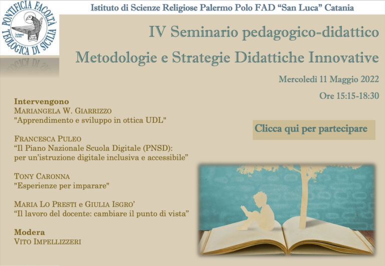 IV Seminario pedagogico-didattico: Metodologie e Strategie Didattiche