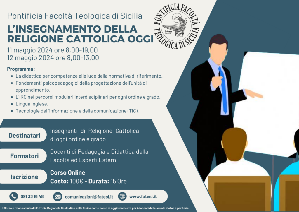 L’Insegnamento della Religione Cattolica oggi